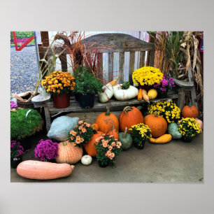 Poster Decoração do outono