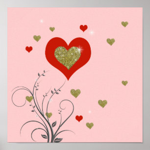 Pôster decoração do quarto feminino