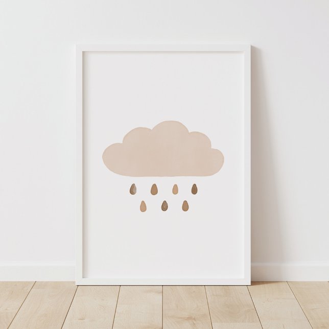 Poster Decoração Neutral do Nursery Boy Cloud (Criador carregado)