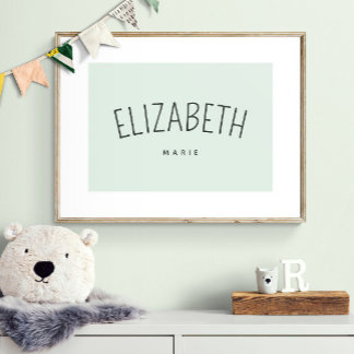 Poster Decoração Personalizada para Quarto de Brinquedos 