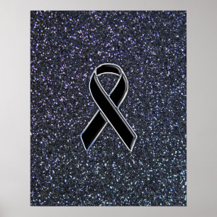 Poster Decoração preta da fita