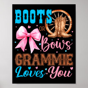 Poster Decorações de Revelação de Gênero Botas ou Arcos V