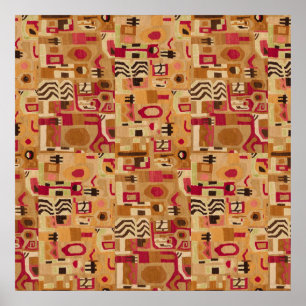 Poster Decorativo Moderno Abstrato