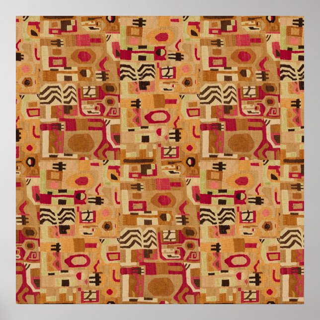Poster Decorativo Moderno Abstrato (Frente)