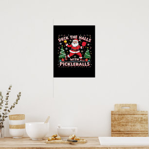 Poster Decore Os Corredores Com Pickleballs