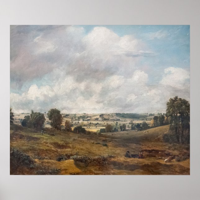 Poster Dedham Vale de East Bergholt - Constable (Frente)