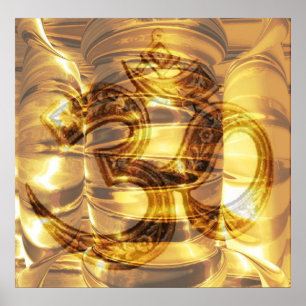 Poster Dedicação da mantra de NOVINO Naveen OM