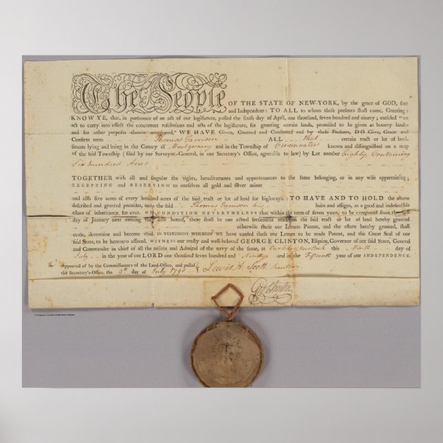 Poster Deed, Nova Iorque (Frente)