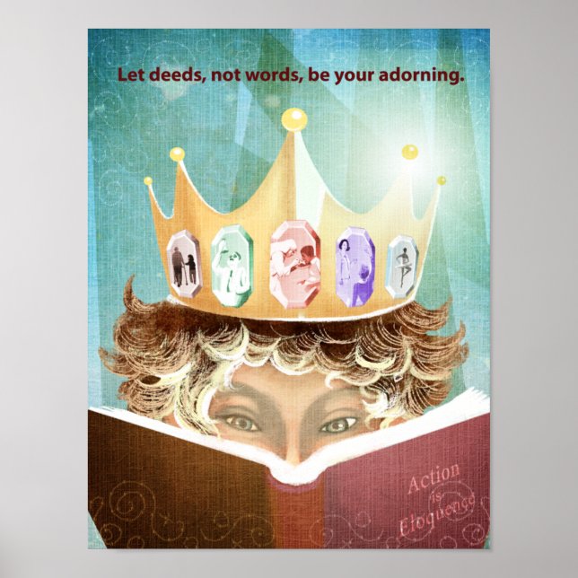 Poster Deeds not Words (Frente)