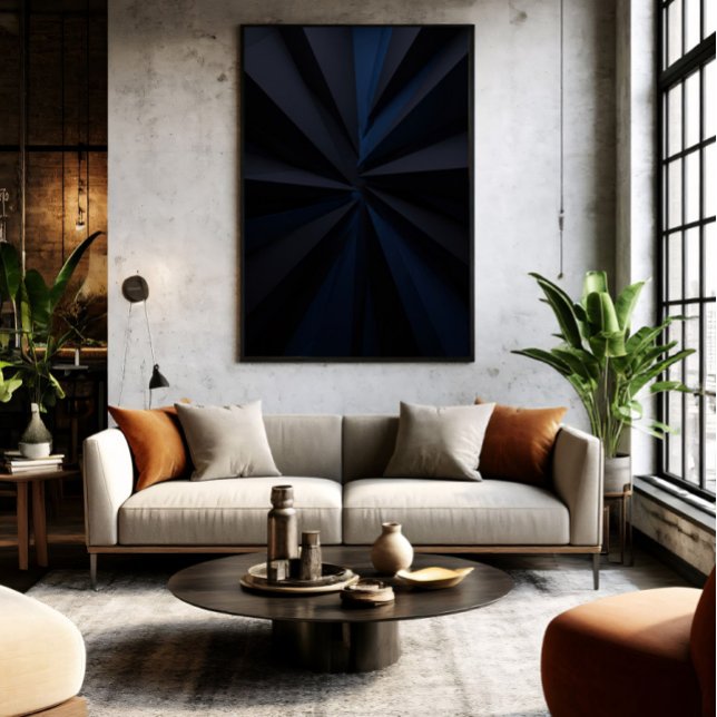 Poster Deep Blue Vortex (Criador carregado)