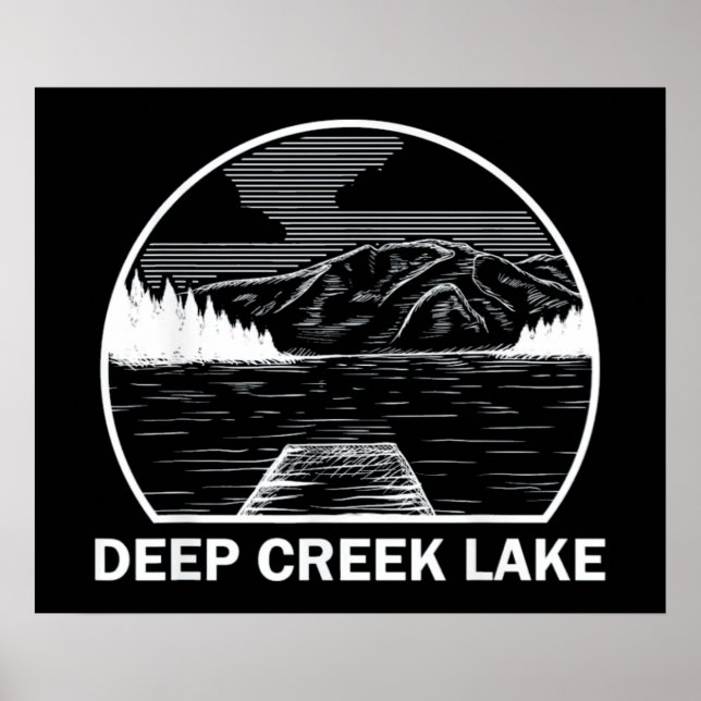 POSTER DEEP CREEK LAKE MARYLAND (Frente)