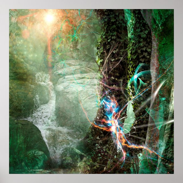 POSTER DEEP FOREST ELEMENTAL SPRITE (Frente)