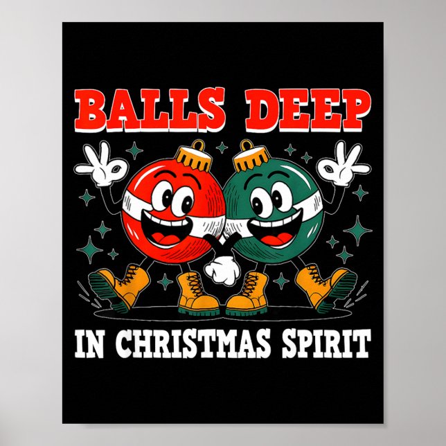 Poster Deep In Christmas Srit Christmas Humorous Festive  (Frente)