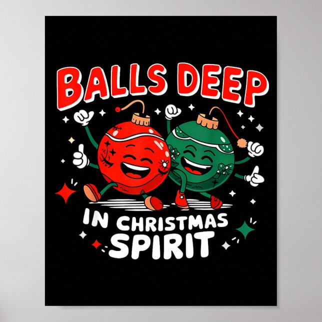 Poster Deep In Christmas Srit Christmas Humorous Festive  (Frente)