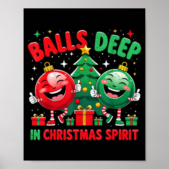 Poster Deep In Christmas Srit Funny Ornament  (Frente)