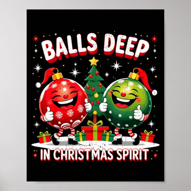 Poster Deep In Christmas Srit Funny Ornament  (Frente)