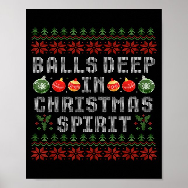 Poster Deep In The Christmas Srit Couples Ugly Matching  (Frente)