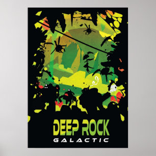 Poster Deep Rock Galactic Fanart Artwork