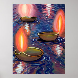 Pôster Deepas pintadas no rio