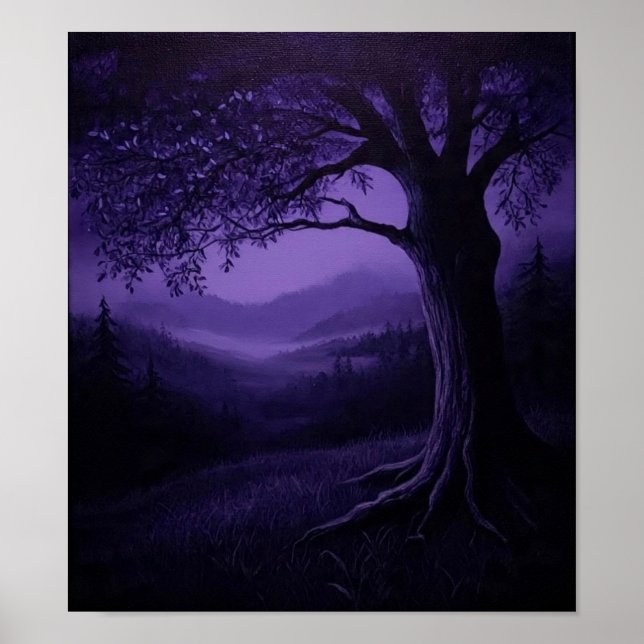 Poster DeepPurpleNight (Frente)