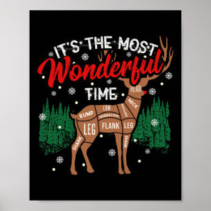 Poster Deer Churrasco Funny Grieling Churrasco Pitmaster