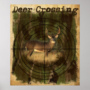 Pôster Deer Crossing