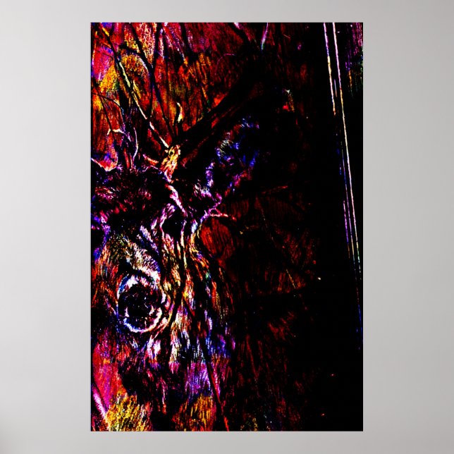 Poster Deer Painting (Frente)