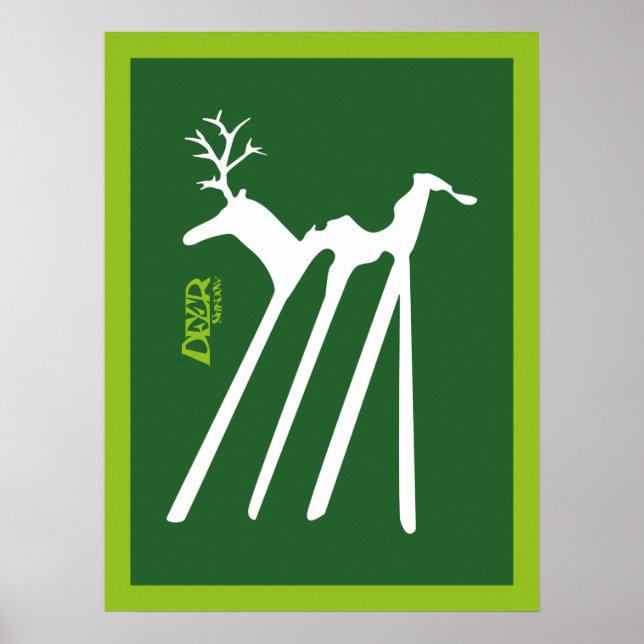 POSTER DEER SHADOW PIXELAT BY MASANSER (Frente)