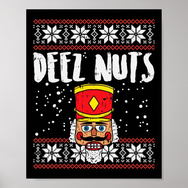 Poster Deez Loucos Nutcracker Divertir-se Com Um Presente (Frente)