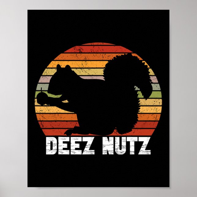 Poster Deez Nutz Nutcracker Squirrel Gopher Chipmunk Dees (Frente)