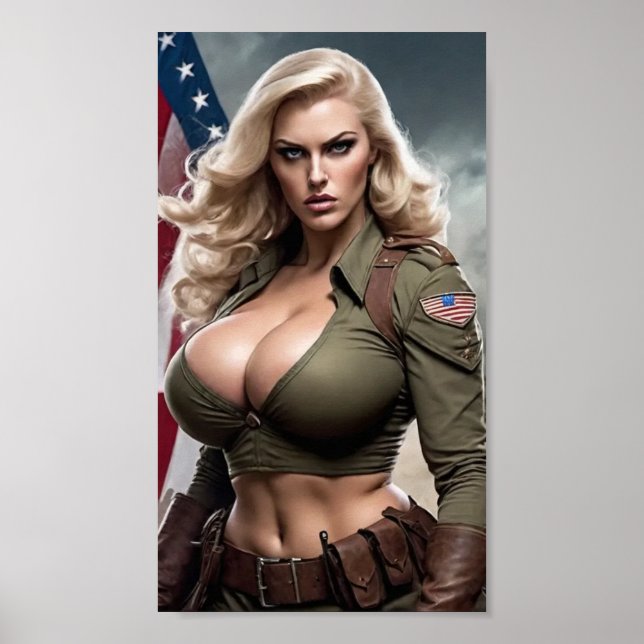 Poster Defendendo a Pátria (Frente)