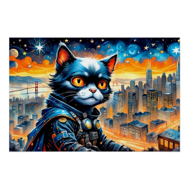 PÔSTER DEFENDENTE DA NOITE (Frente)