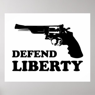 Poster Defender a liberdade