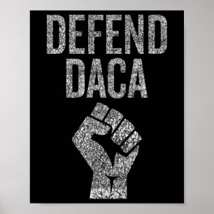 Poster Defender Daca Com Resistência Gráfico Contra Tr