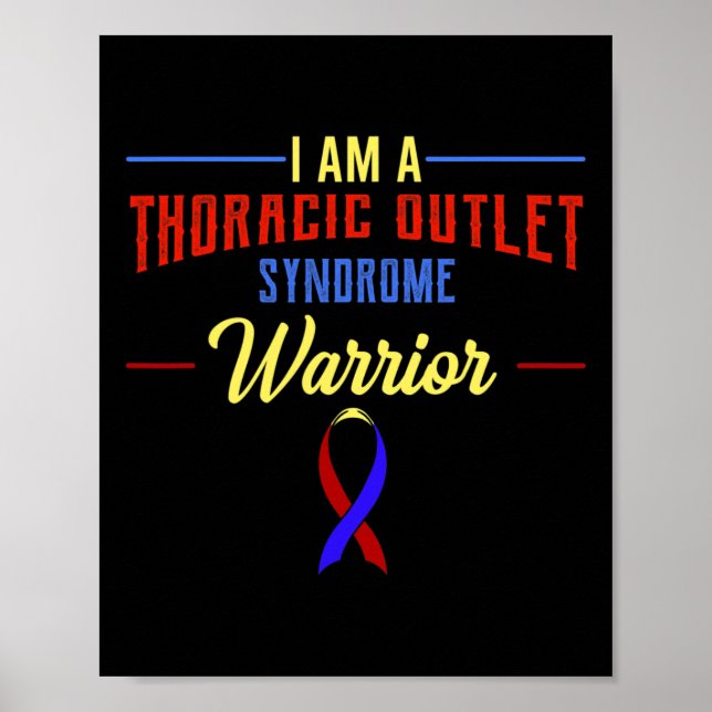 Poster Defensor da Consciência da Síndrome da Tomada Tos  (Frente)