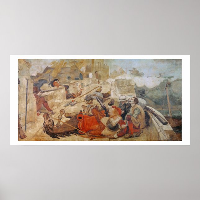 Pôster Defesa de Bradshaw de Manchester (1642) (Frente)