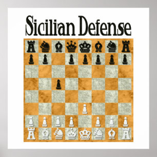 Poster Defesa siciliano