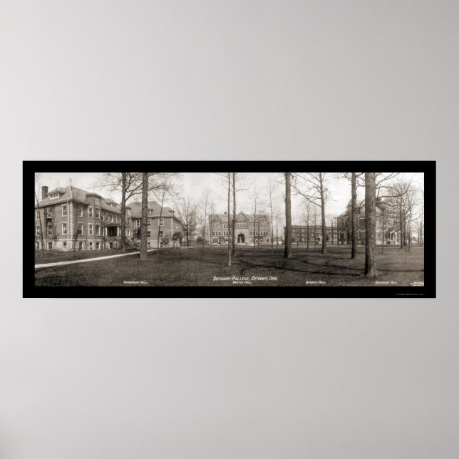 Pôster Defiance College Ohio Photo 1914 (Frente)