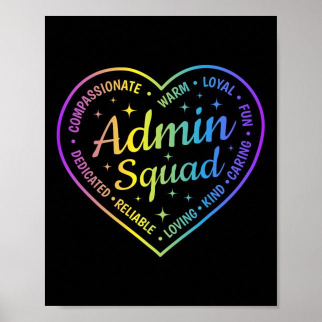Poster Definição da Equipe de Administração Admin Instant (Frente)