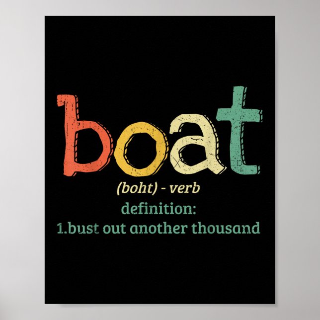 Poster Definição de Barco Estoura Mais Mil Piadas de Barc (Frente)