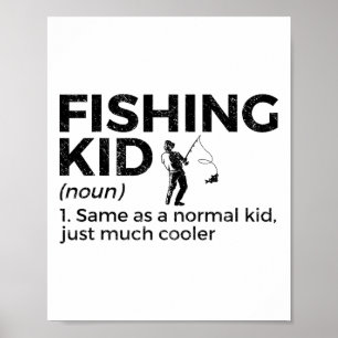 Poster Definição de Criança Engraçada de Pesca