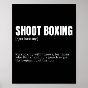 Poster Definição de Dicionário de Entusiasta de Kickboxin