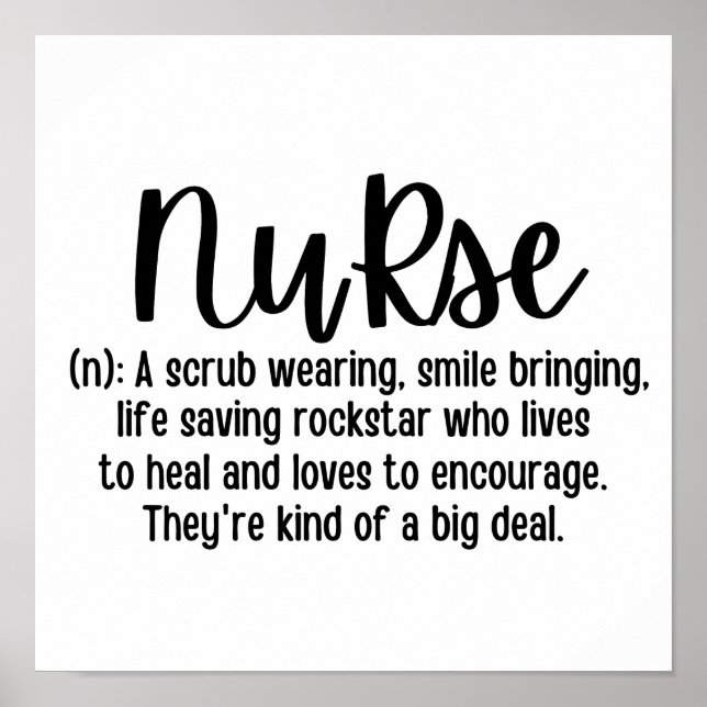 Poster Definição de Enfermeiro (Frente)