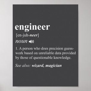 Poster Definição de Engenheiro Engenharias Engenharias Me