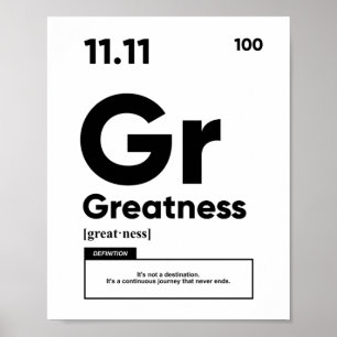 Poster Definição de grandeza   Motivação