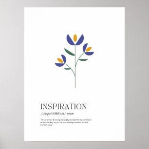 Poster Definição de Inspiração