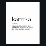 Poster Definição de Karma<br><div class="desc">Definição de Karma</div>