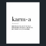 Poster Definição de Karma<br><div class="desc">Definição de Karma</div>