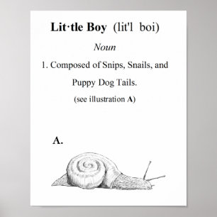 Pôster Definição de "Little Boy"