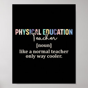 Poster Definição de Professor de Educação Física Engraçad